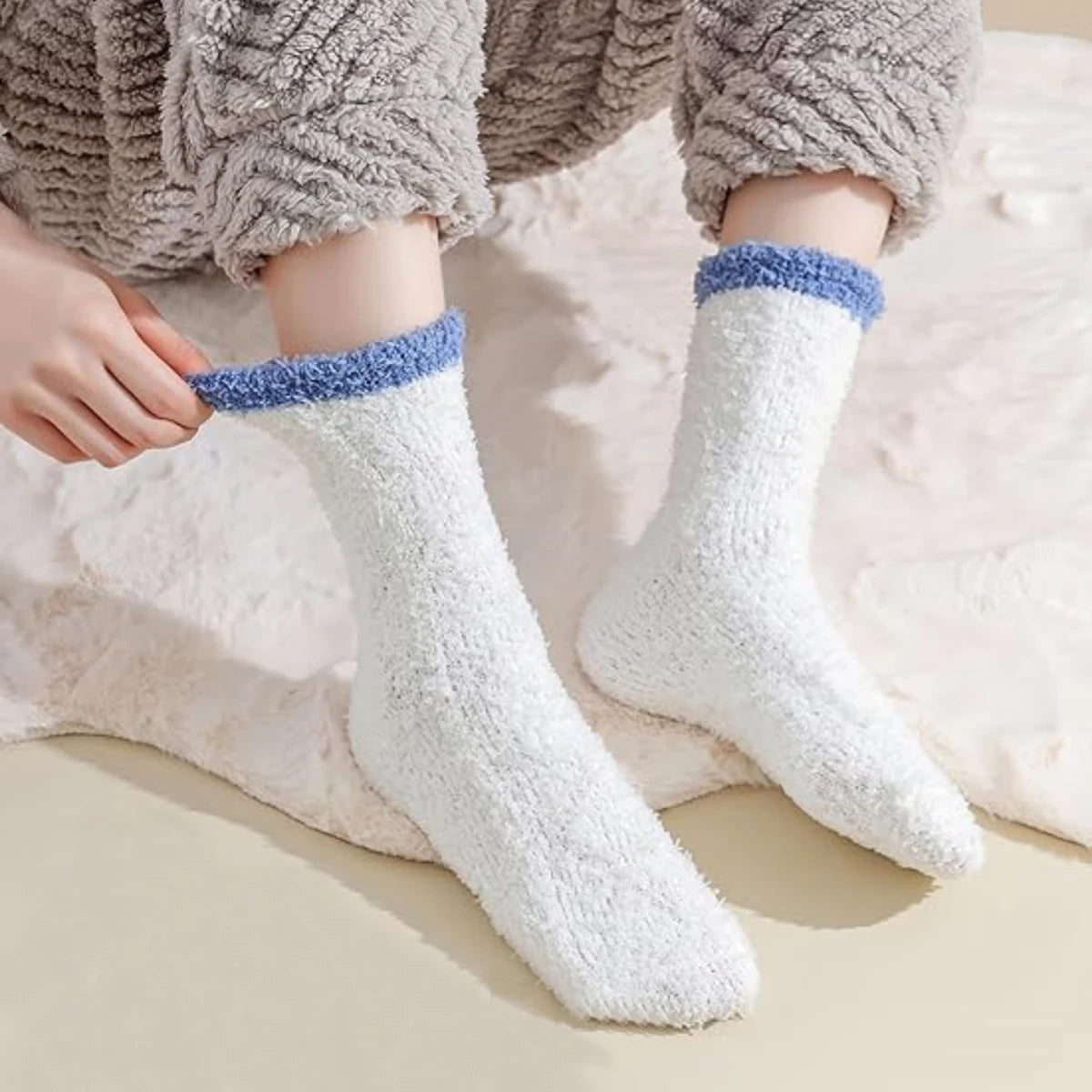 Cozy Fuzzy Winter Socks