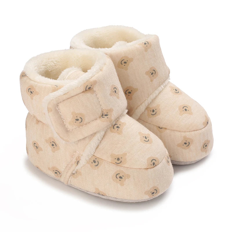 Cute Cartoon Cotton Toddler Shoes