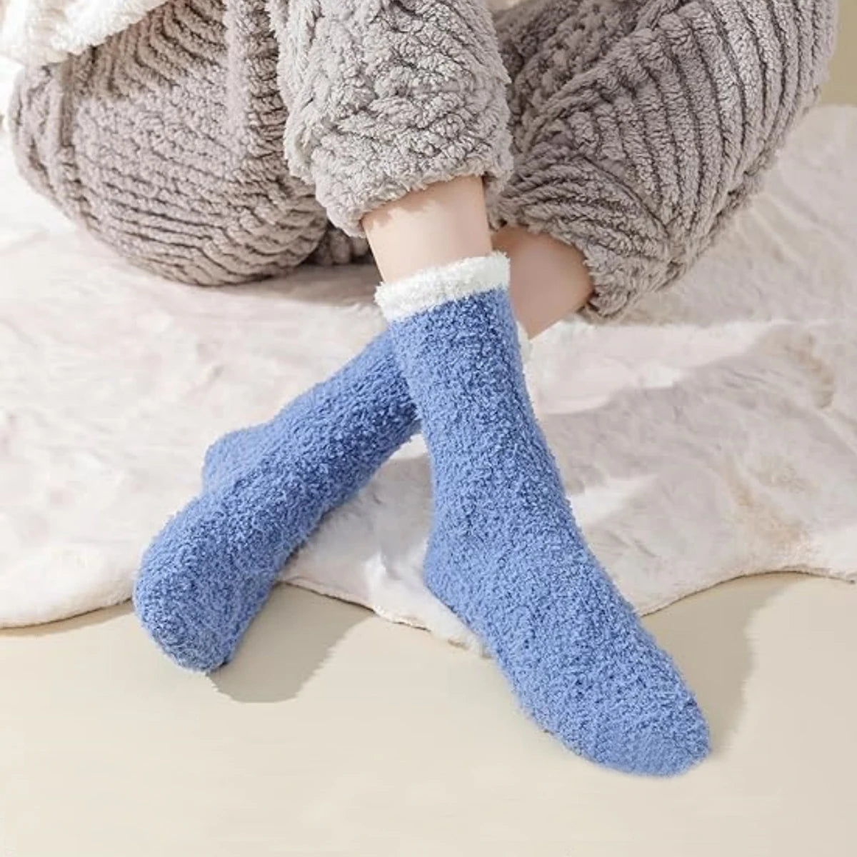 Cozy Fuzzy Winter Socks