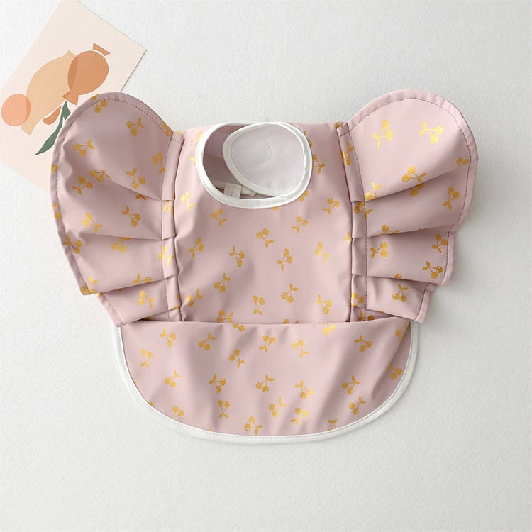Cute Waterproof Angel Wing Baby Bib – Soft, Stylish & Easy to Clean