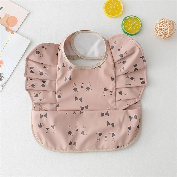 Cute Waterproof Angel Wing Baby Bib – Soft, Stylish & Easy to Clean