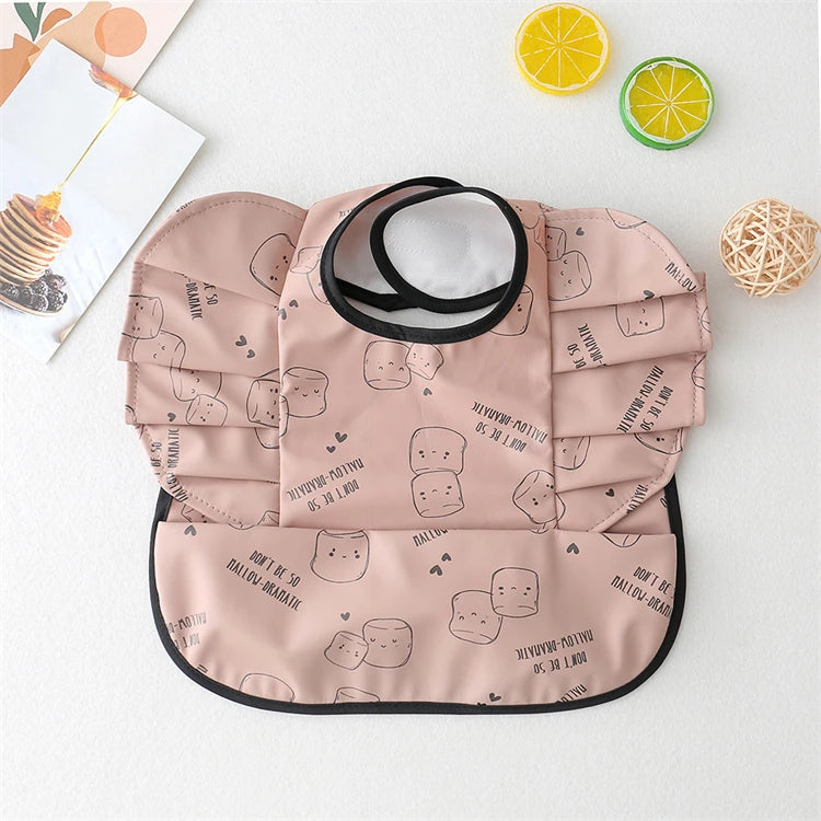 Cute Waterproof Angel Wing Baby Bib – Soft, Stylish & Easy to Clean