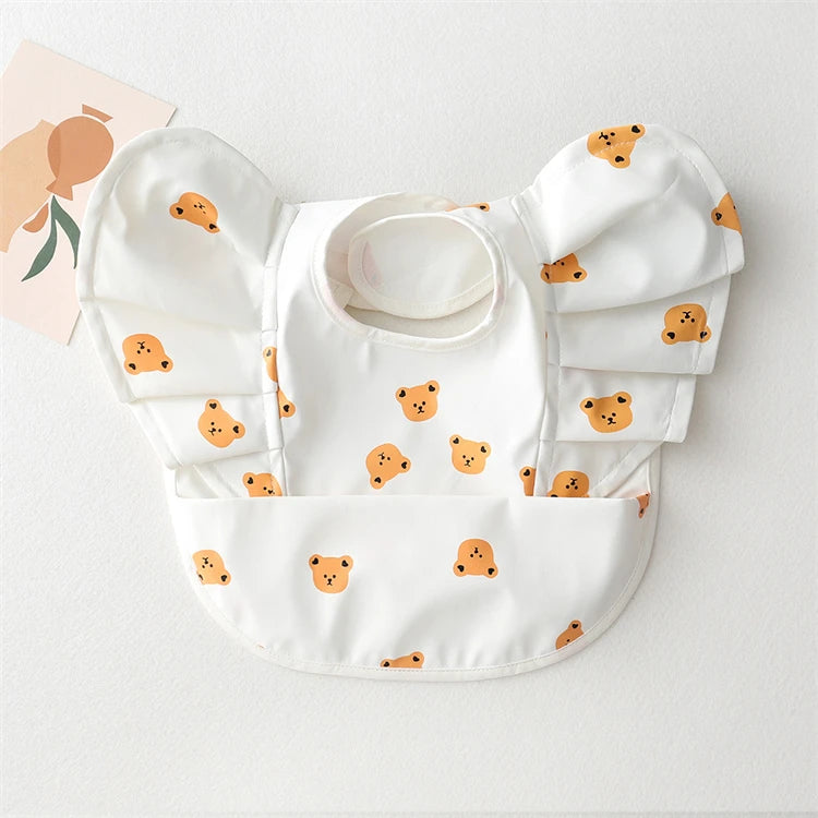 Cute Waterproof Angel Wing Baby Bib – Soft, Stylish & Easy to Clean