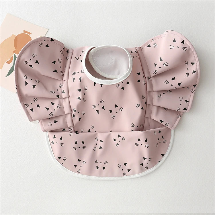 Cute Waterproof Angel Wing Baby Bib – Soft, Stylish & Easy to Clean