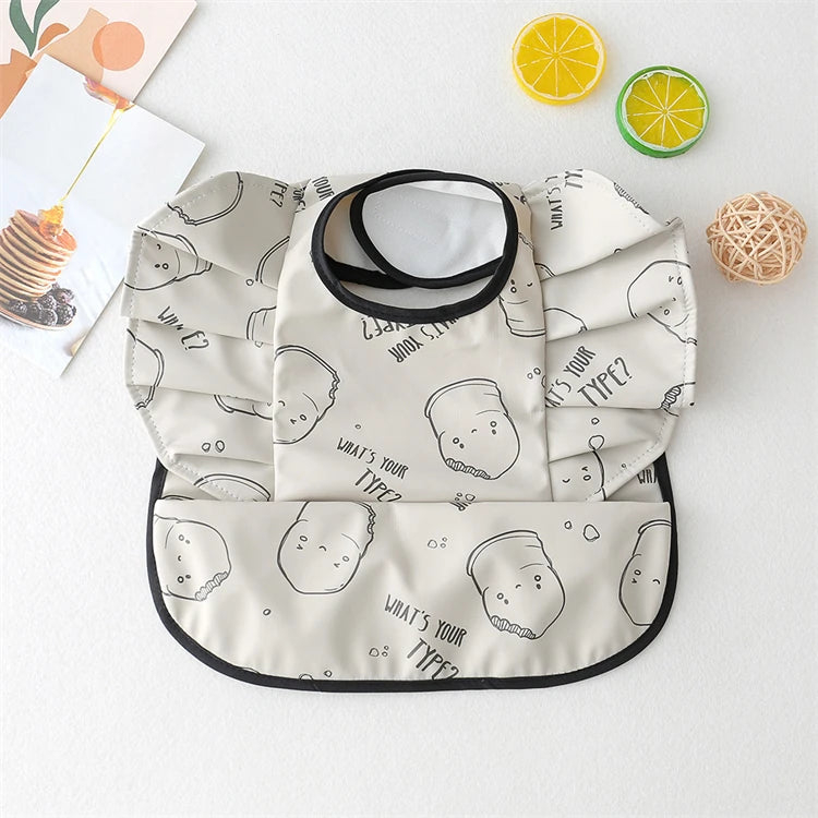 Cute Waterproof Angel Wing Baby Bib – Soft, Stylish & Easy to Clean