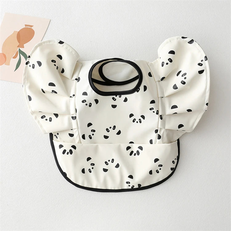 Cute Waterproof Angel Wing Baby Bib – Soft, Stylish & Easy to Clean