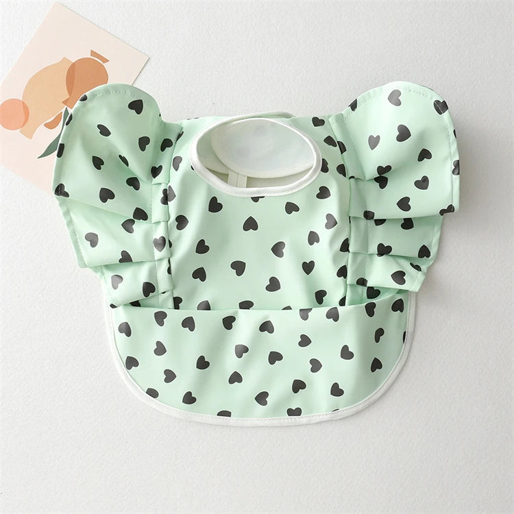 Cute Waterproof Angel Wing Baby Bib – Soft, Stylish & Easy to Clean