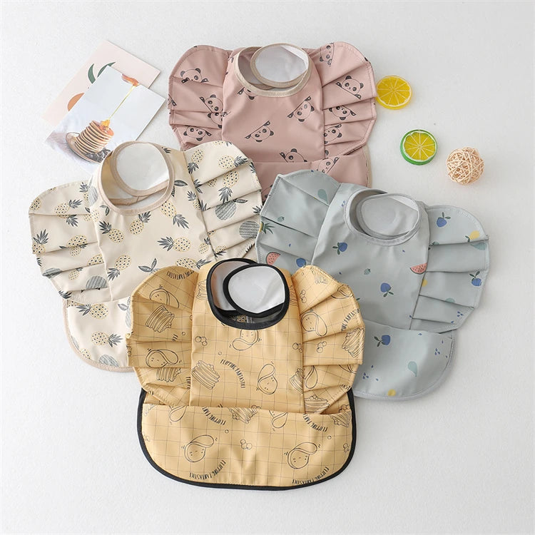 Cute Waterproof Angel Wing Baby Bib – Soft, Stylish & Easy to Clean