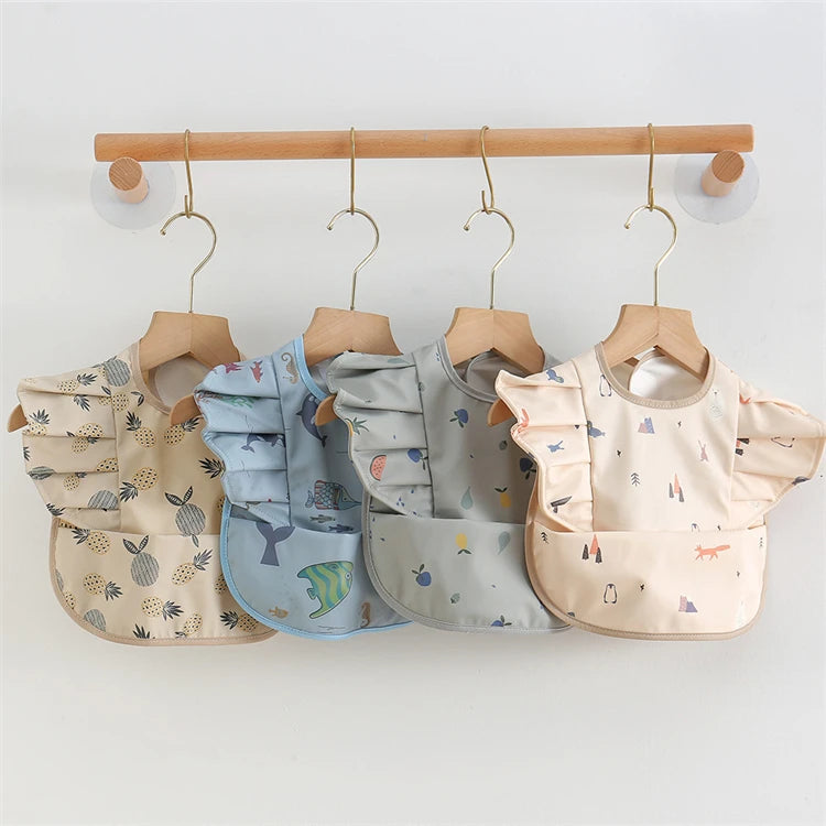 Cute Waterproof Angel Wing Baby Bib – Soft, Stylish & Easy to Clean