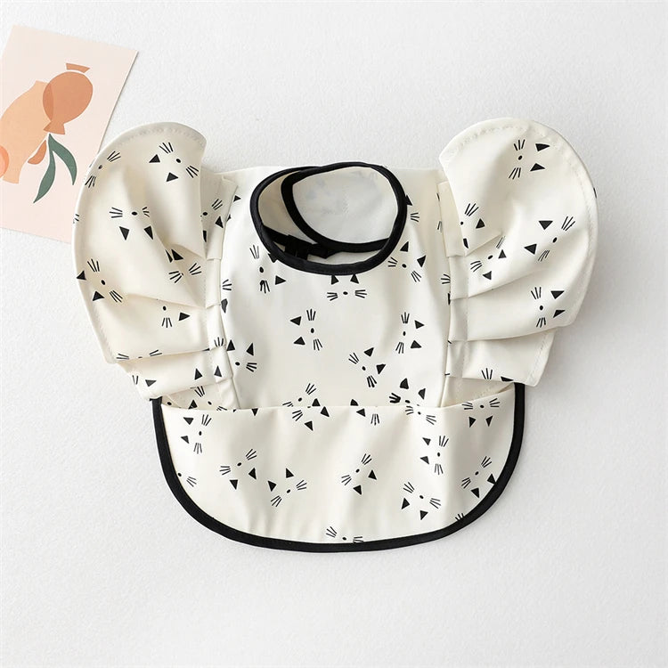 Cute Waterproof Angel Wing Baby Bib – Soft, Stylish & Easy to Clean