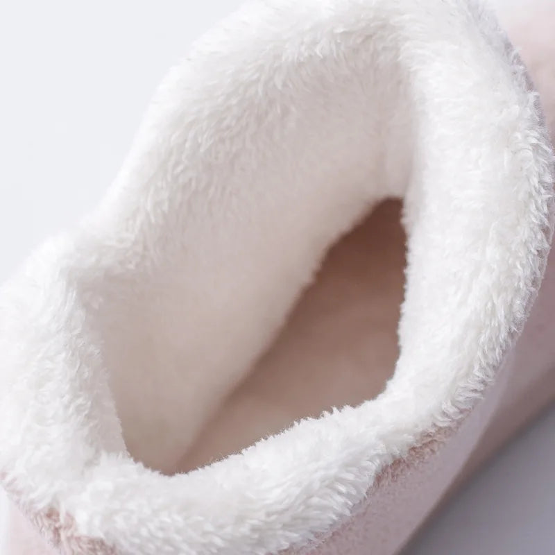 Cozy Winter Home Slippers – Warm, Soft & Non-Slip for Couples
