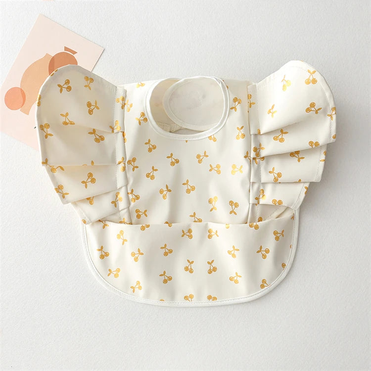 Cute Waterproof Angel Wing Baby Bib – Soft, Stylish & Easy to Clean