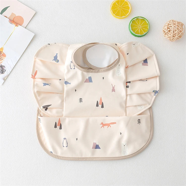 Cute Waterproof Angel Wing Baby Bib – Soft, Stylish & Easy to Clean