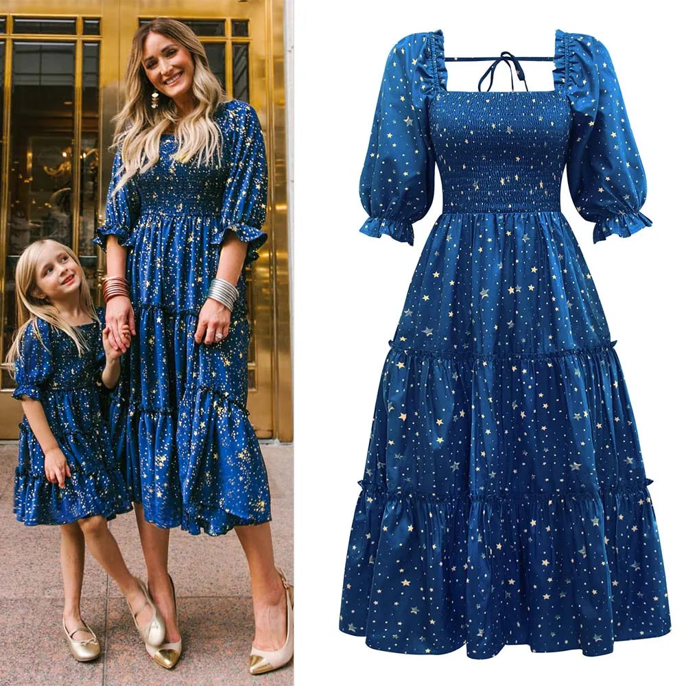 Mommy & Me Matching Family Dresses – Women & Kids Outfit Set