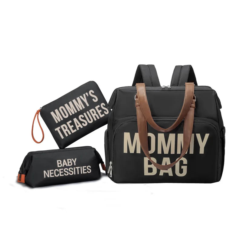 PANGDUBE 3-in-1 Large Capacity Mom  Diaper Backpack