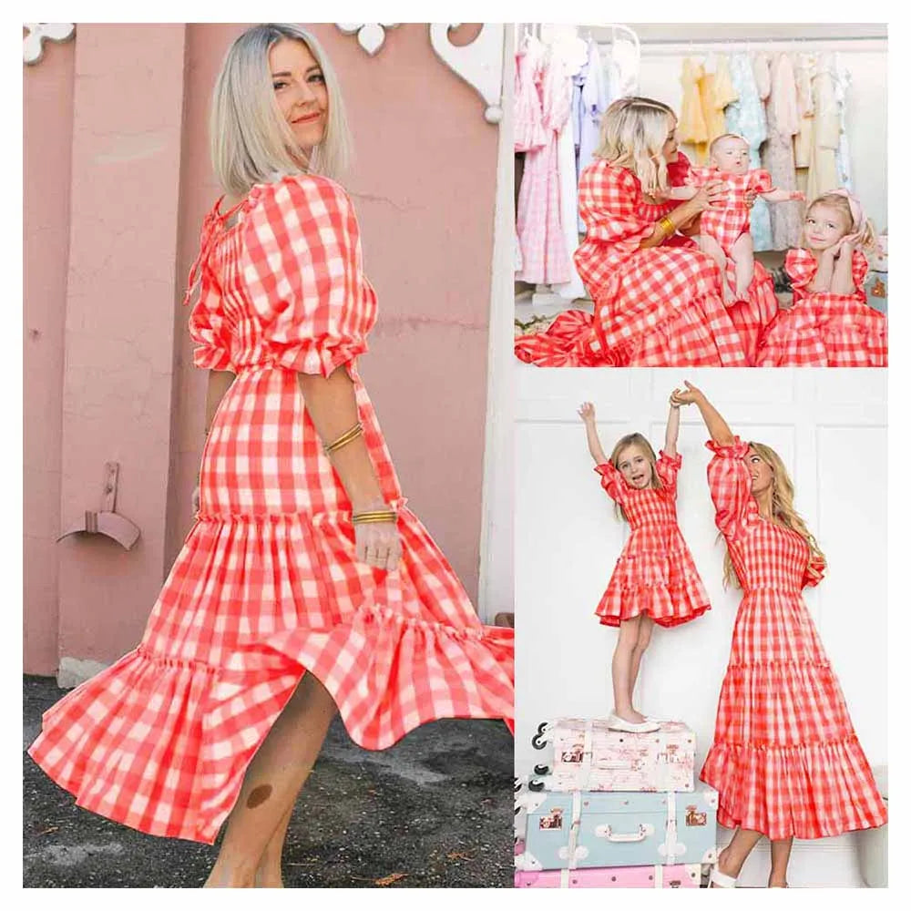 Mommy & Me Matching Family Dresses – Women & Kids Outfit Set