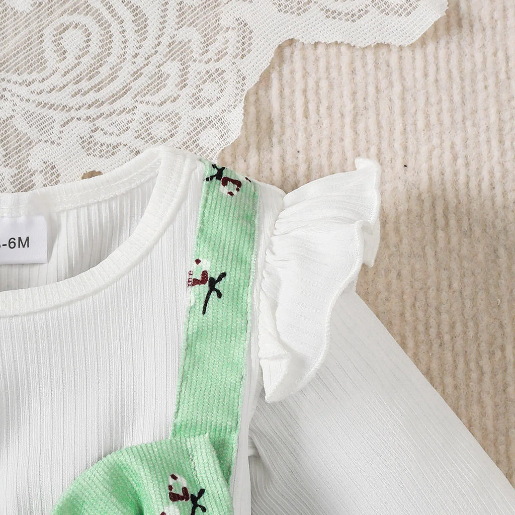 Baby Girl Floral Bow Dress Set