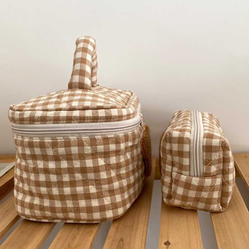 Cute Bear Mom Makeup & Baby Organizer Bag