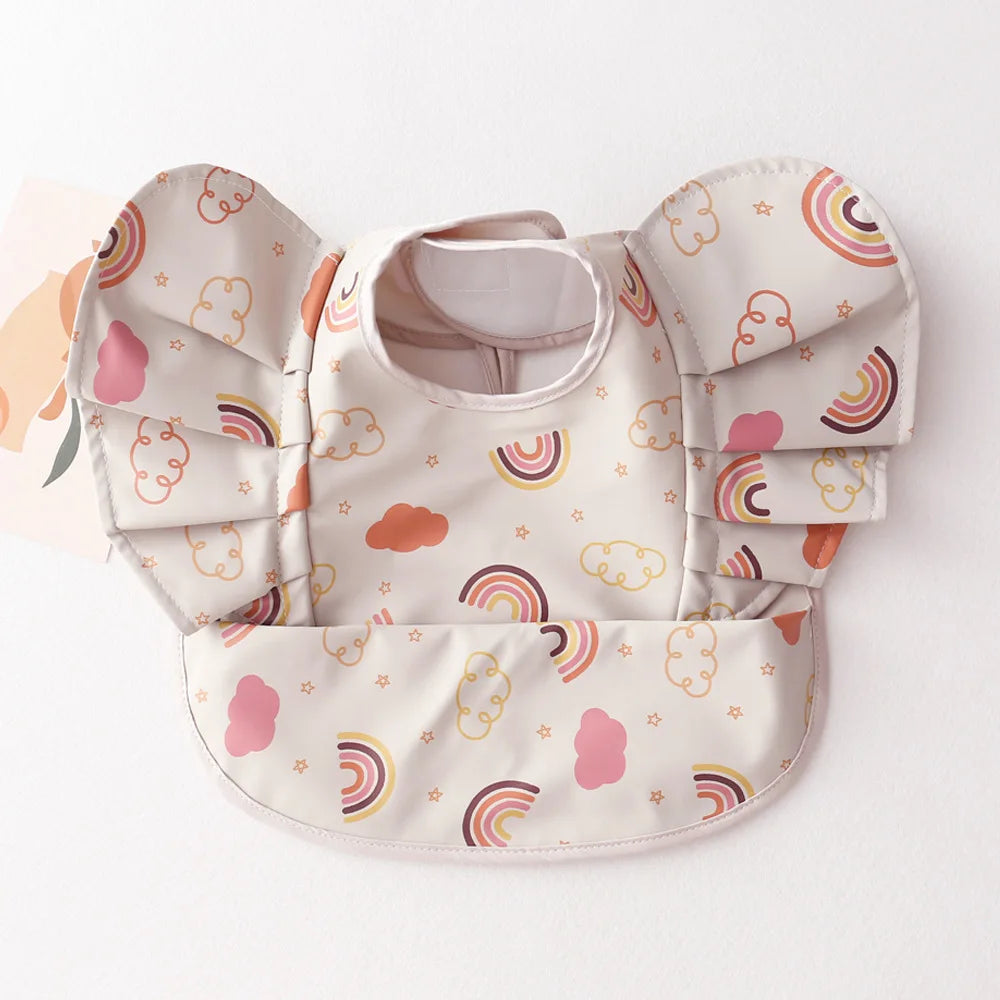 Cute Waterproof Angel Wing Baby Bib – Soft, Stylish & Easy to Clean