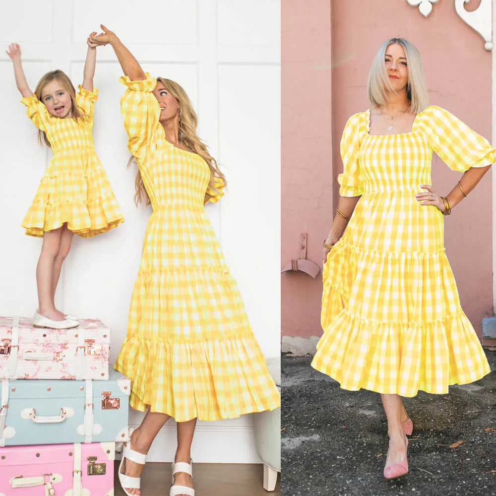 Mommy & Me Matching Family Dresses – Women & Kids Outfit Set