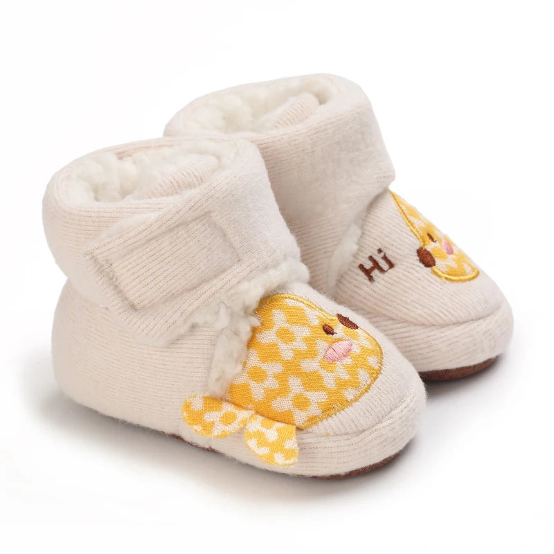Cute Cartoon Cotton Toddler Shoes