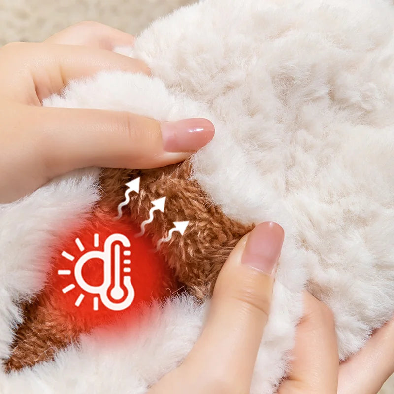 Winter Warm Plush Cotton Slippers Comfort