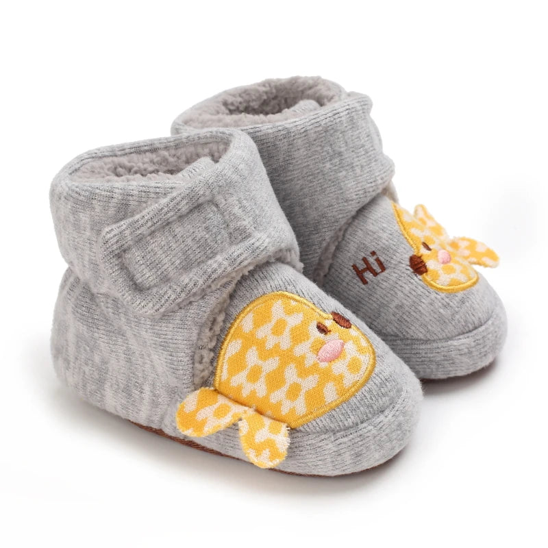 Cute Cartoon Cotton Toddler Shoes