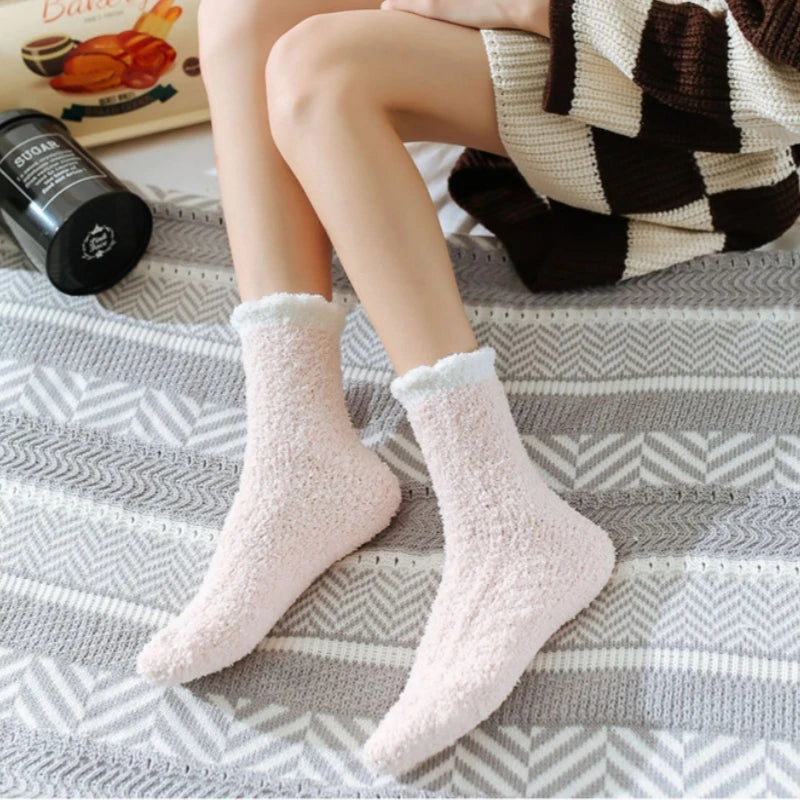 Cozy Fuzzy Winter Socks
