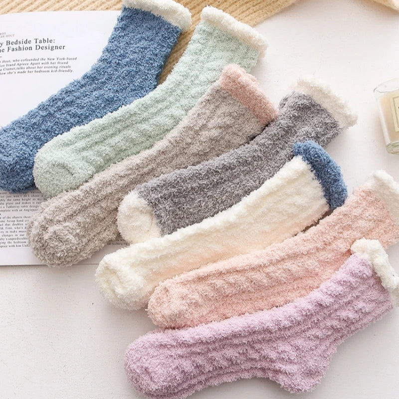 Cozy Fuzzy Winter Socks