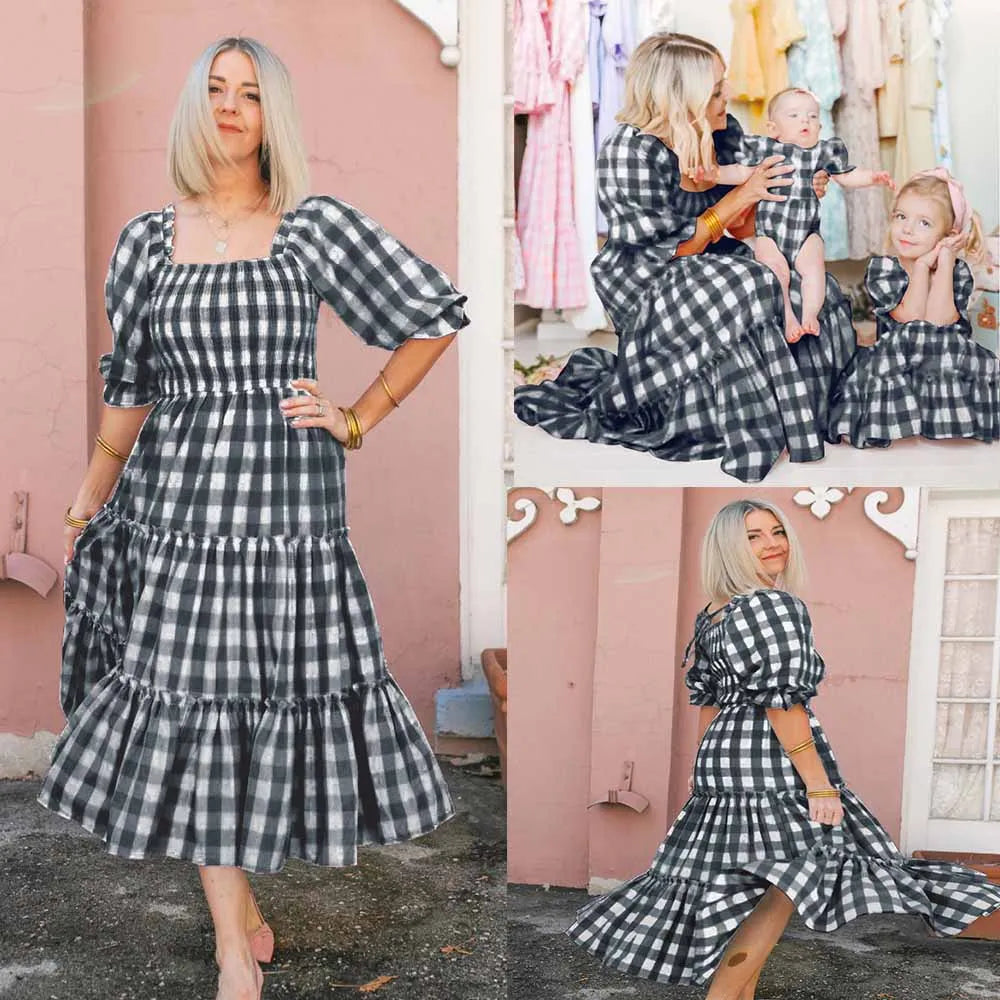 Mommy & Me Matching Family Dresses – Women & Kids Outfit Set