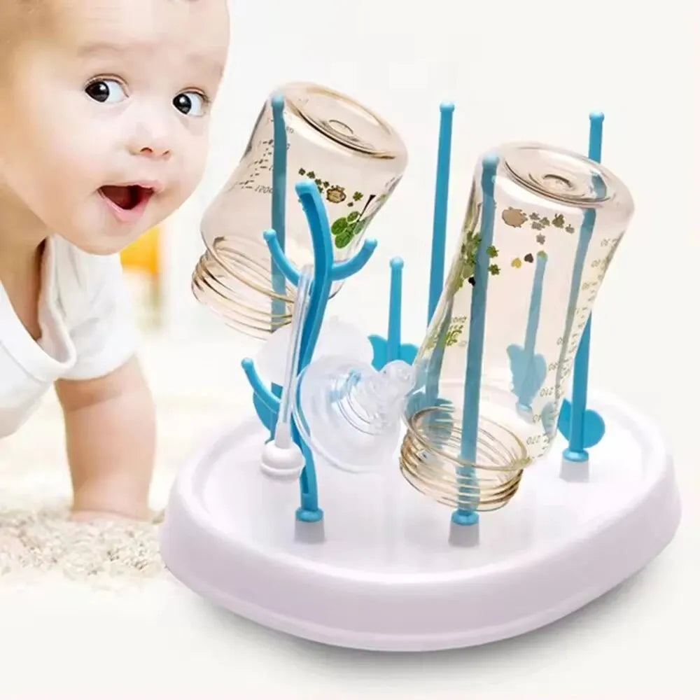 Tree-Shaped Baby Bottle Drying Rack