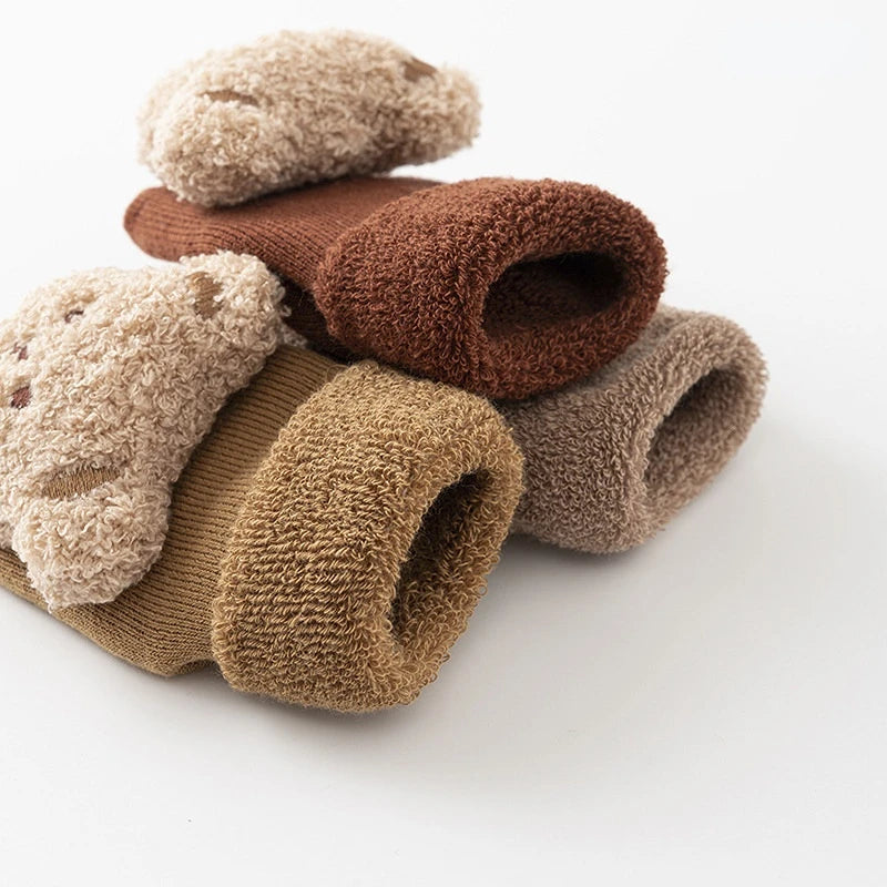 Cute Bear Winter Anti-Slip Baby Socks