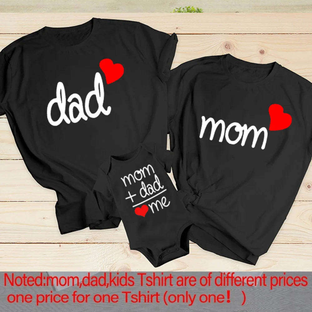 Dad, Mom & Me Matching Family T-Shirts – Mommy, Daddy & Kids Outfits