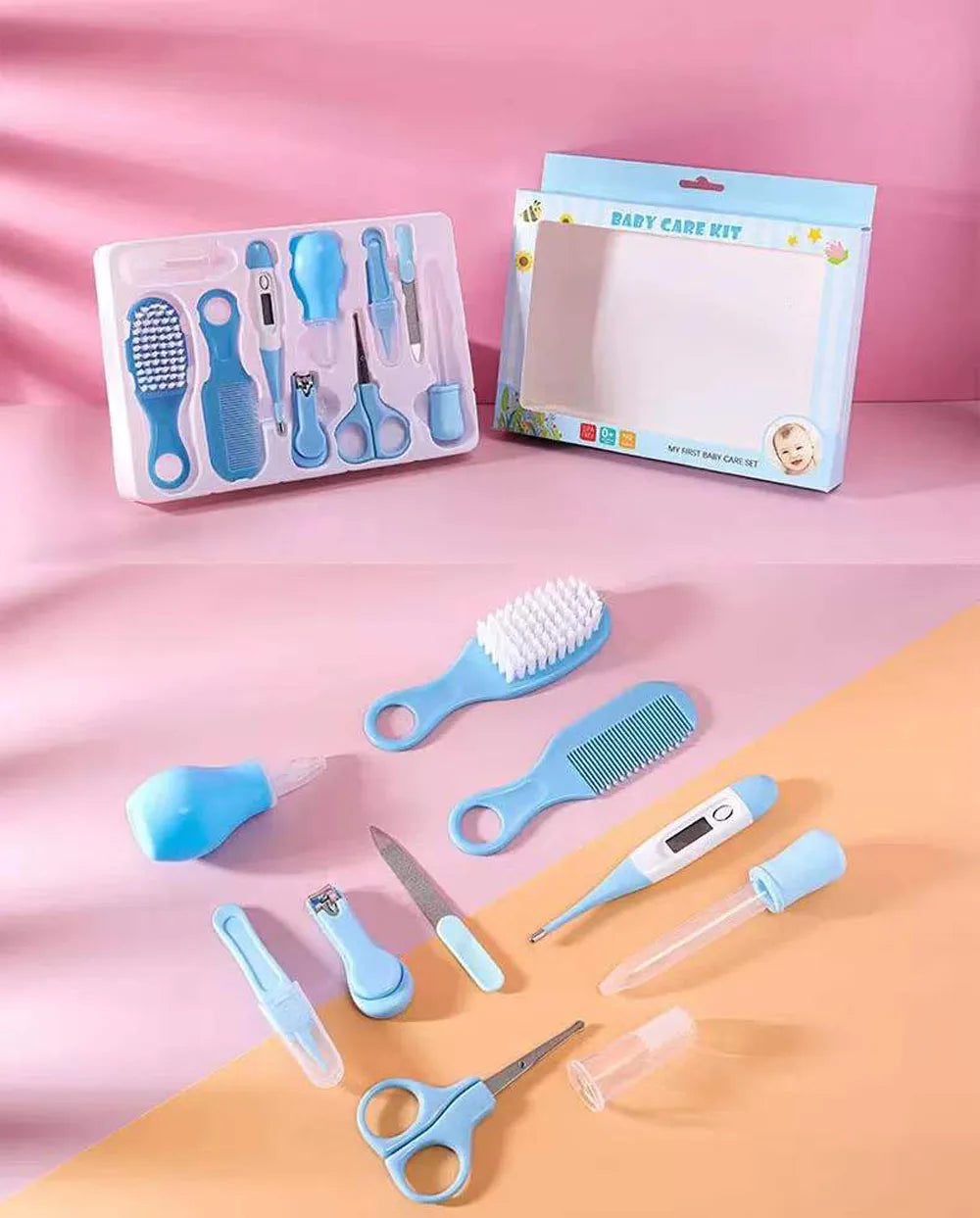 10-Piece Baby Grooming & Health Care Essentials Set