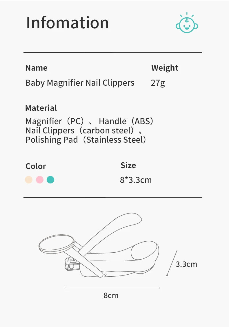 Baby Nail Cutting Clippers Tools for Children