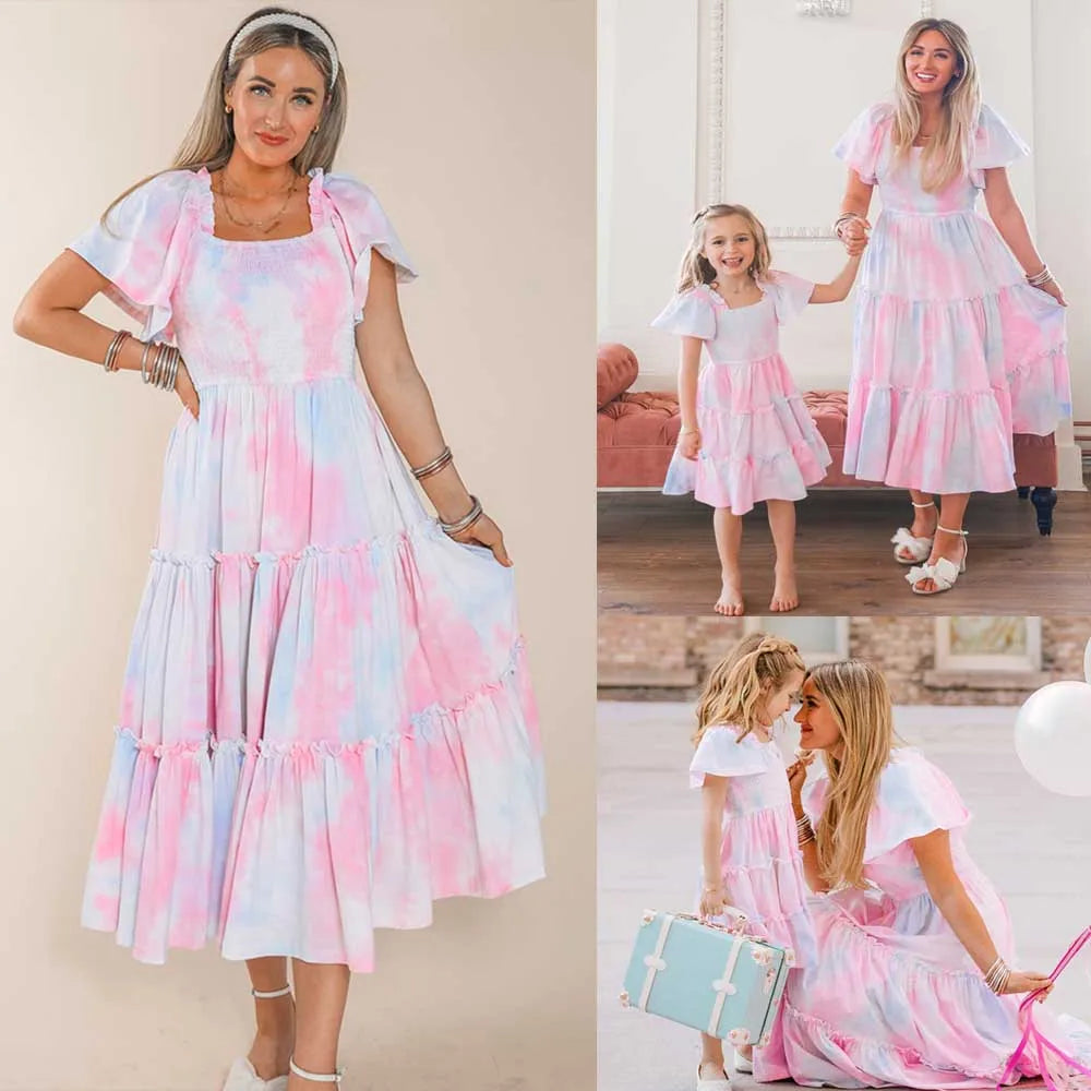 Mommy & Me Matching Family Dresses – Women & Kids Outfit Set