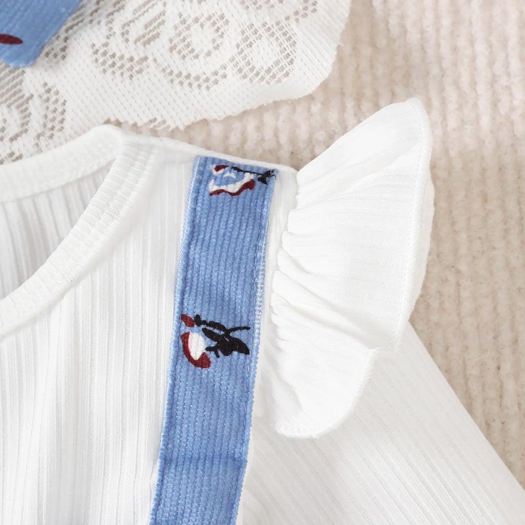 Baby Girl Floral Bow Dress Set
