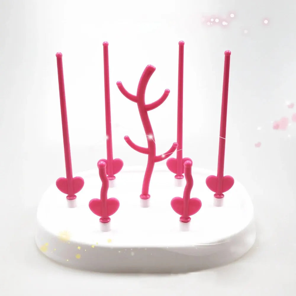 Tree-Shaped Baby Bottle Drying Rack