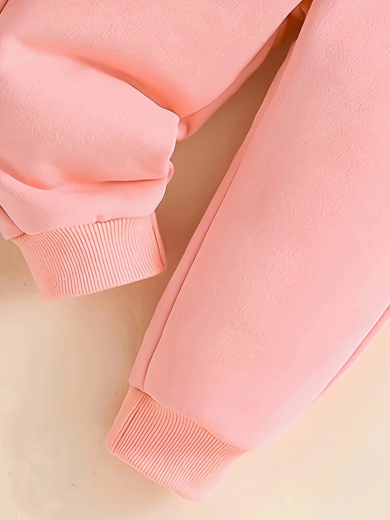 Baby Girl Fleece Hoodie & Jogger Set