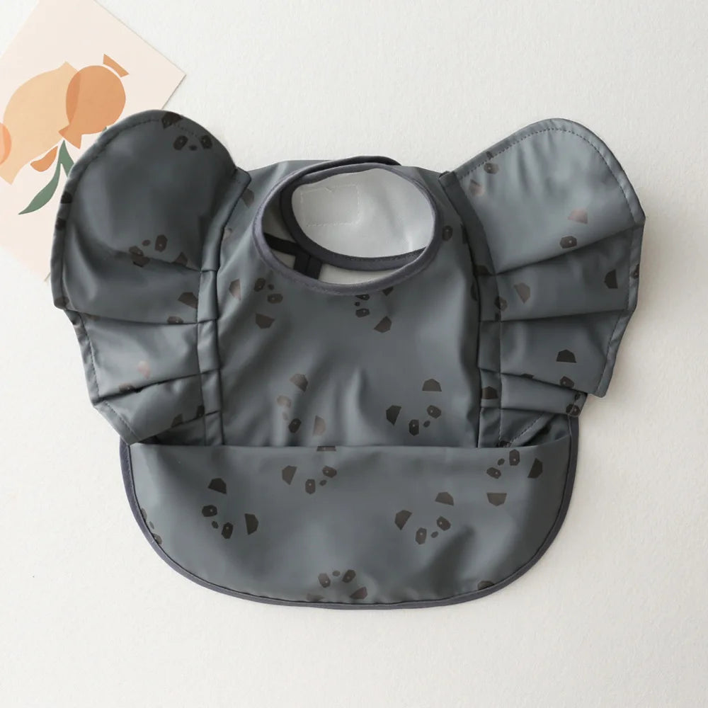 Cute Waterproof Angel Wing Baby Bib – Soft, Stylish & Easy to Clean