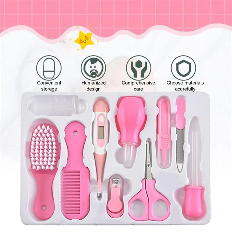 10-Piece Baby Grooming & Health Care Essentials Set