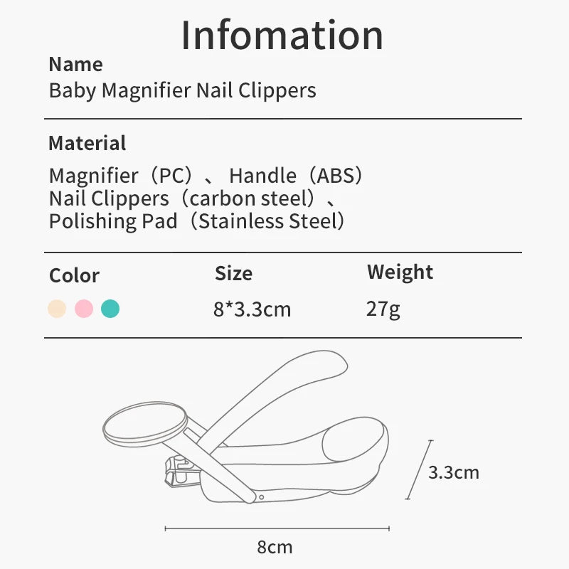 Baby Nail Cutting Clippers Tools for Children