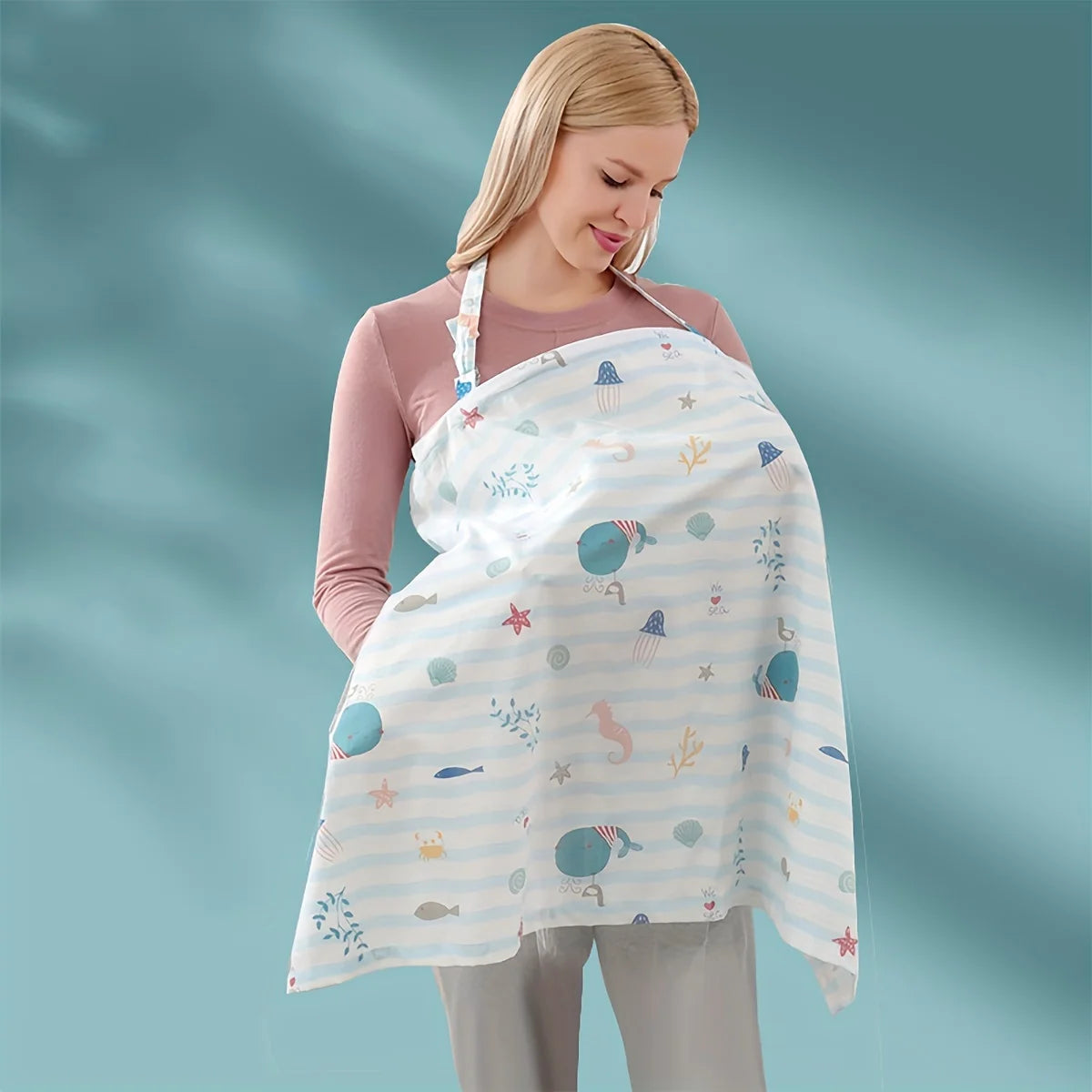 Breathable Nursing Cover & Stroller Scarf
