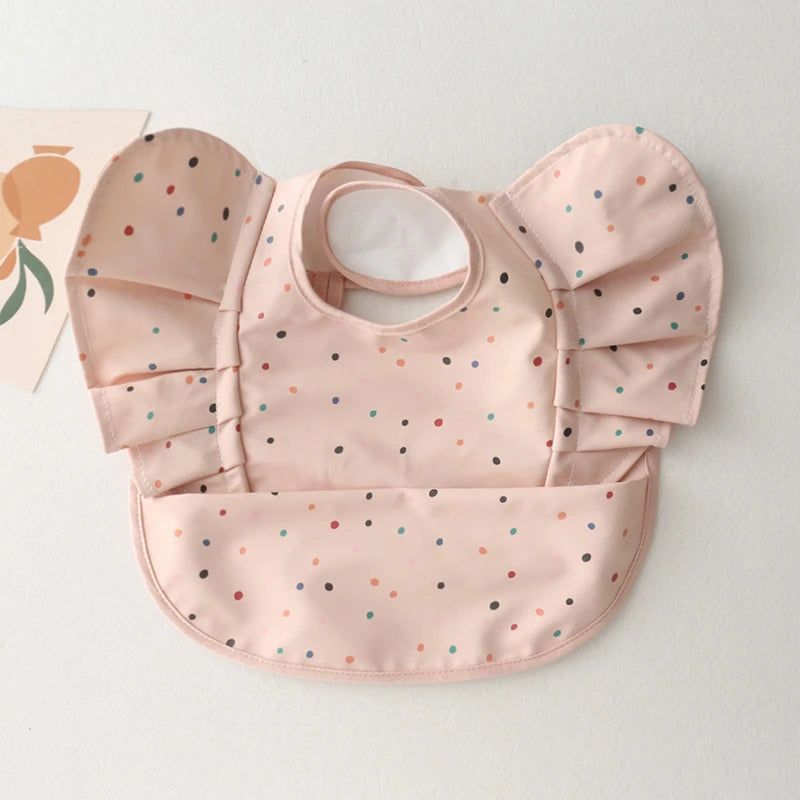 Cute Waterproof Angel Wing Baby Bib – Soft, Stylish & Easy to Clean