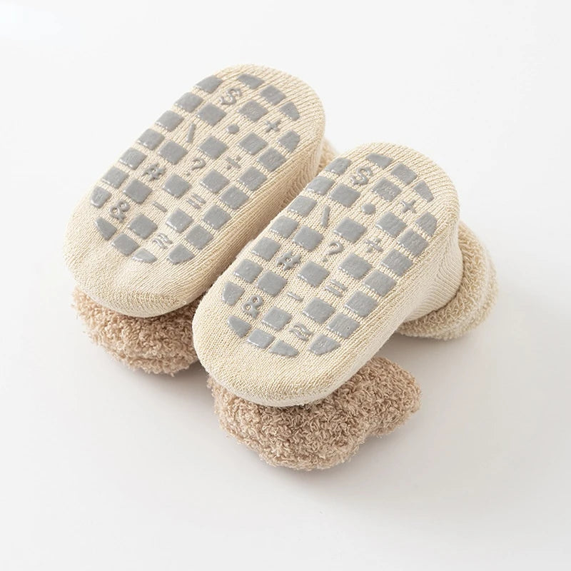 Cute Bear Winter Anti-Slip Baby Socks