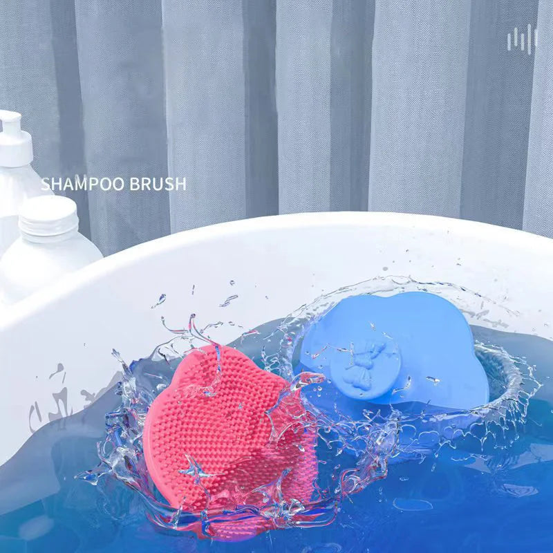 Soft Silicone Baby Hair & Head Brush