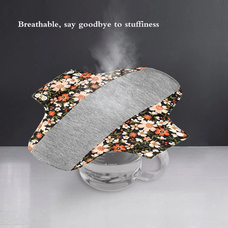 Reusable Graphene Menstrual Pads Set – 6PCS Washable Sanitary Liners