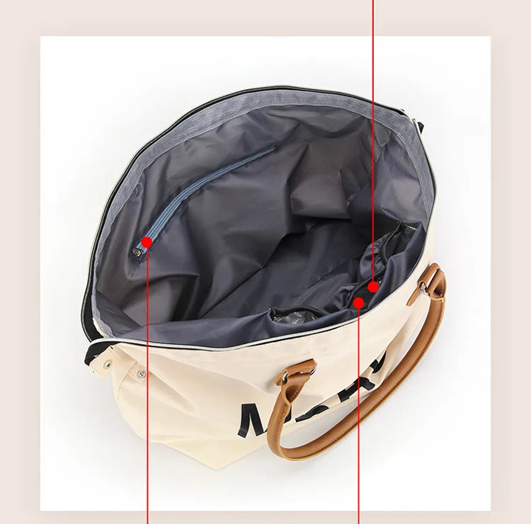 Large Waterproof Mommy Hospital & Travel Diaper Bag