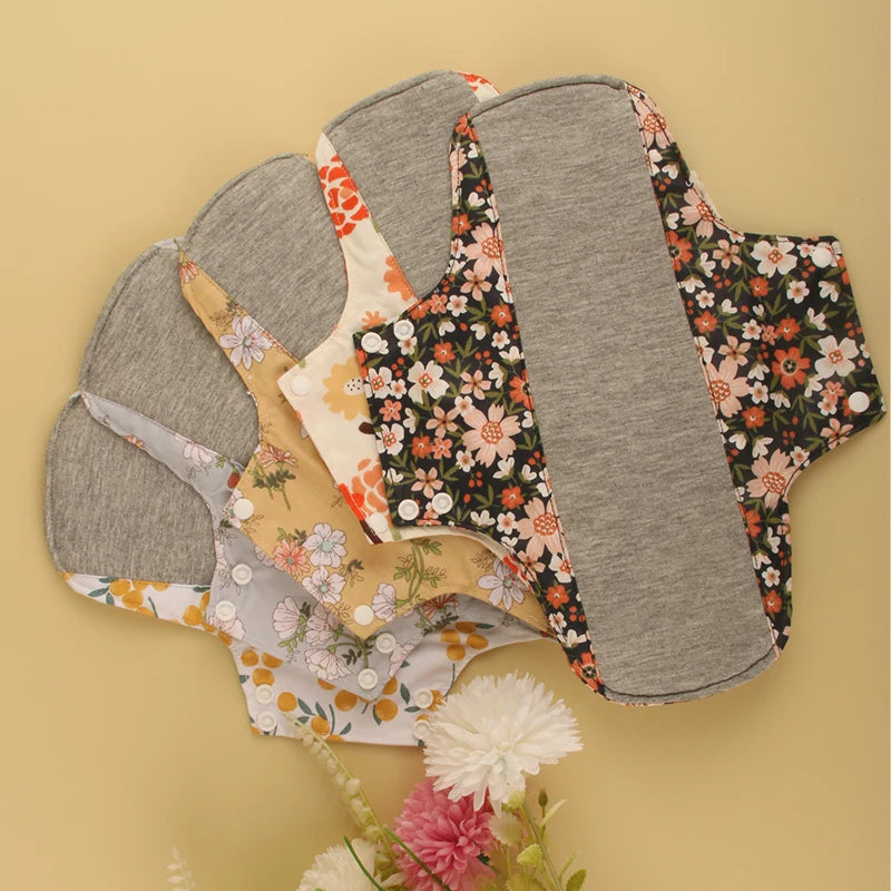 Reusable Graphene Menstrual Pads Set – 6PCS Washable Sanitary Liners