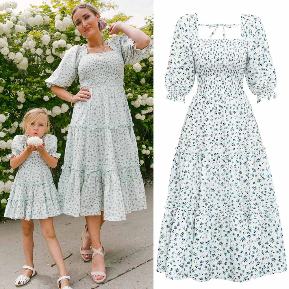 Mommy & Me Matching Family Dresses – Women & Kids Outfit Set